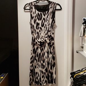 Worthington animal print work dress